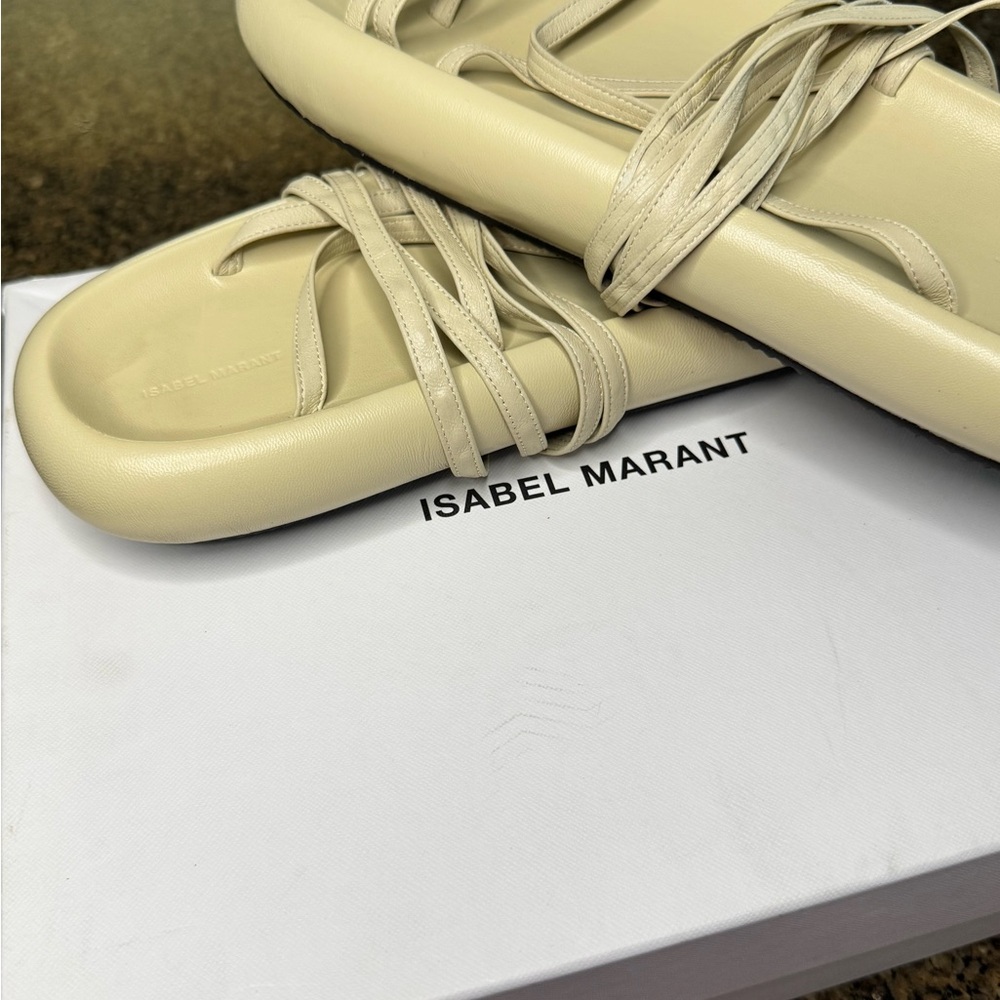 Isabel Marant Omea Beige Women's Sandals
